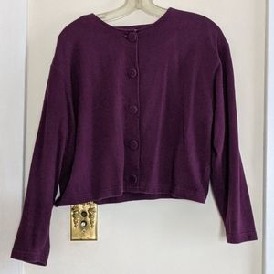 Vintage Esprit Cotton knit shirt jacket Medium